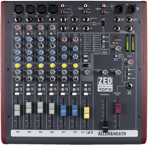 Allen & Heath ZED60-10FX Mixer