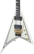Jackson Pro Rhoads RR3 Ebony Fingerboard Ivory with Black Pinstripes