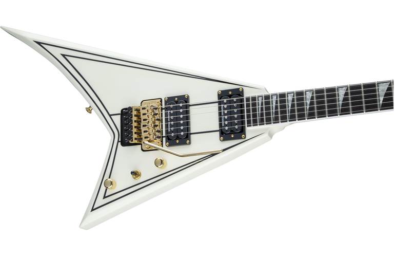 Jackson Pro Rhoads RR3 Ebony Fingerboard Ivory with Black Pinstripes Jackson Pro Rhoads RR3 Ebony Fingerboard Ivory with Black Pinstripes