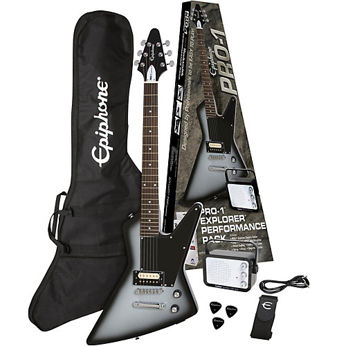 Epiphone PRO1 Explorer Pack Silverburst guitarguitar