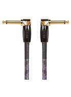 BOSS BIC-PC-3 6 inch / 15cm Instrument Cable, Angled/Angled 1/4 Inch jack, 3-pack