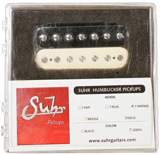 Suhr 7 Vintage Neck Zebra