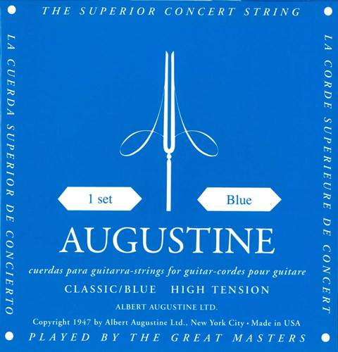 Augustine Blue Set High Tension Classical Guitar Strings