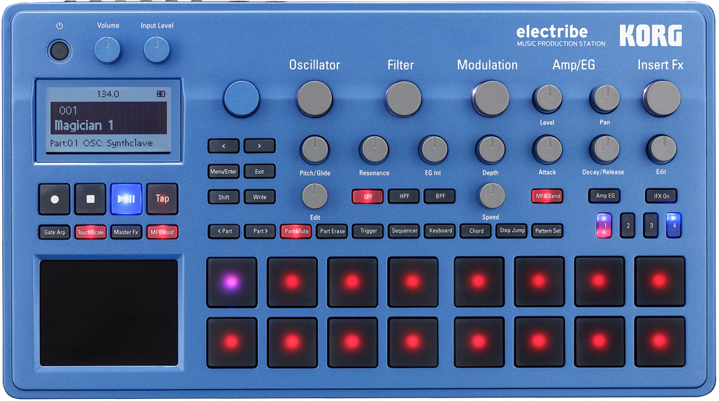 Korg Electribe EMX2-BL Blue Synth (Ex-Demo) #(21)00014559