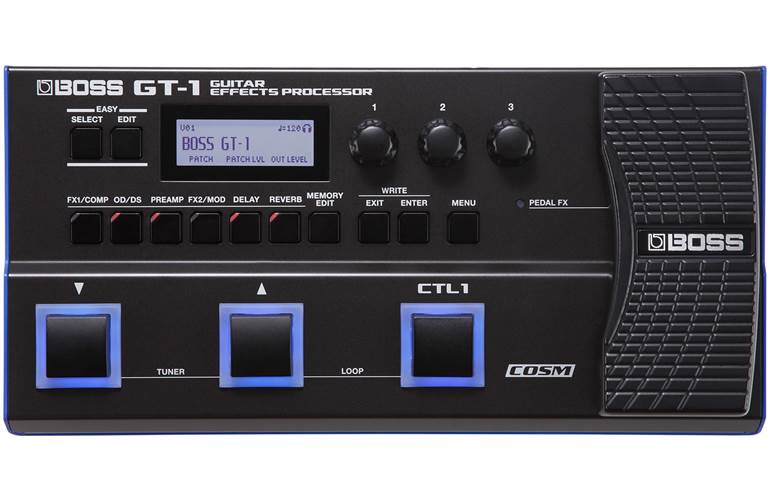 BOSS GT-1 Guitar Amp Modeller and Multi Effects Processor Pedal