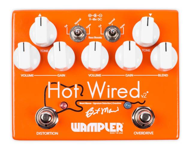 Wampler Hot Wired V2 Brent Mason Signature Overdrive Pedal