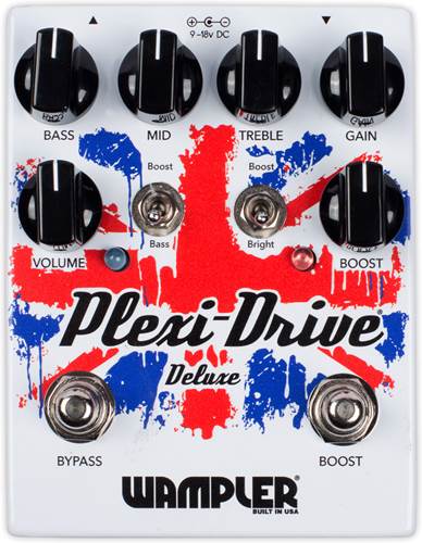 Wampler Plexi-Drive British Overdrive Pedal Deluxe