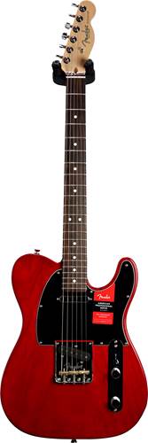 Fender American Pro Tele RW Crimson Red Transparent Ash (Ex-Demo) #US18079736