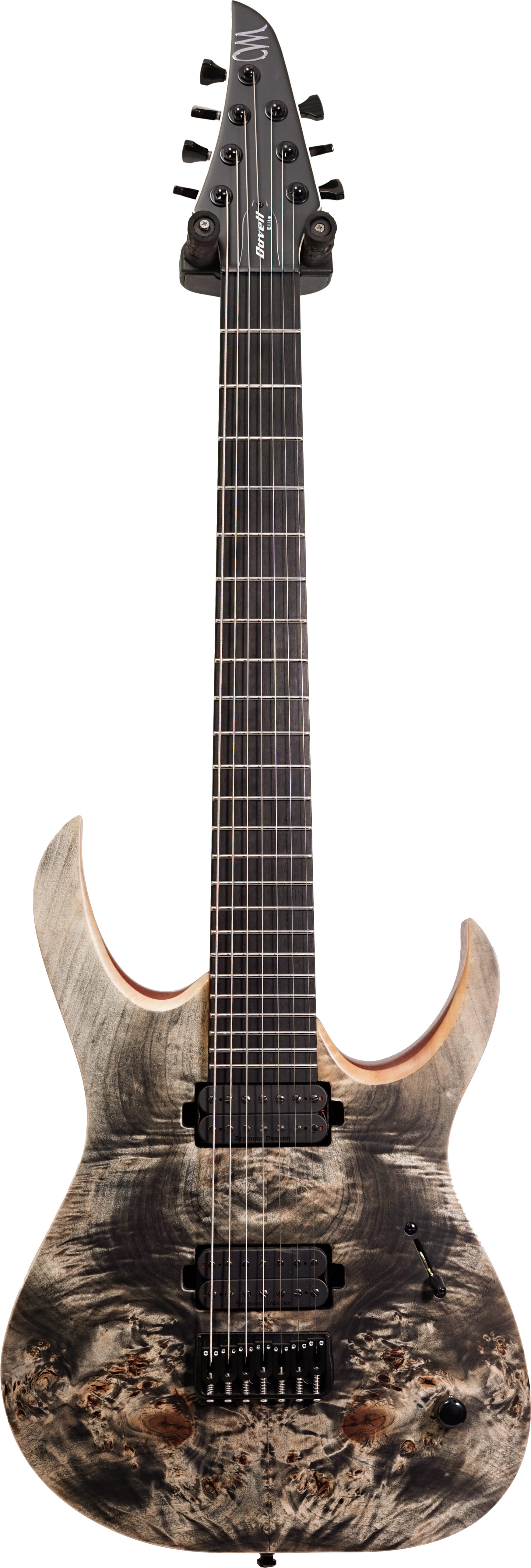 Mayones Duvell 7 Elite Trans Graphite Finish