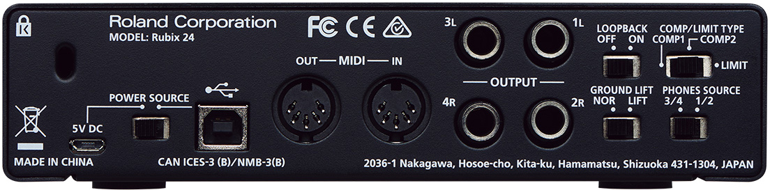 Roland RUBIX 24 USB Audio Interface | guitarguitar