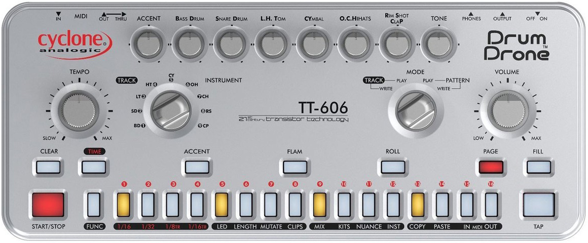 Cyclone Analogic TT-606 Drum Drone Analogue Drum Machine
