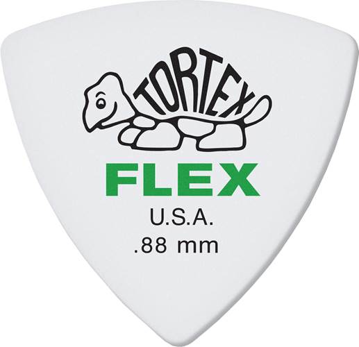 Dunlop 456P.88 Tortex Flex Triangle Standard .88mm 12 Player Pack