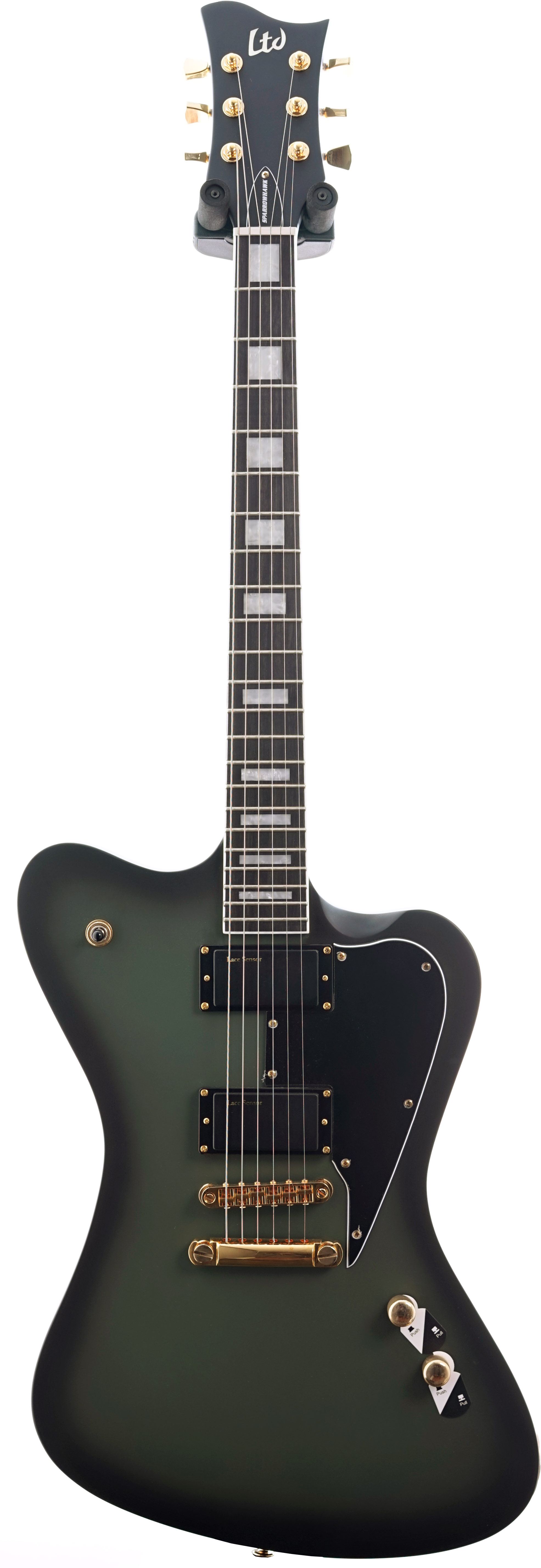 ESP LTD Sparrowhawk Military Green Sunburst Satin (Ex-Demo) #W17090163