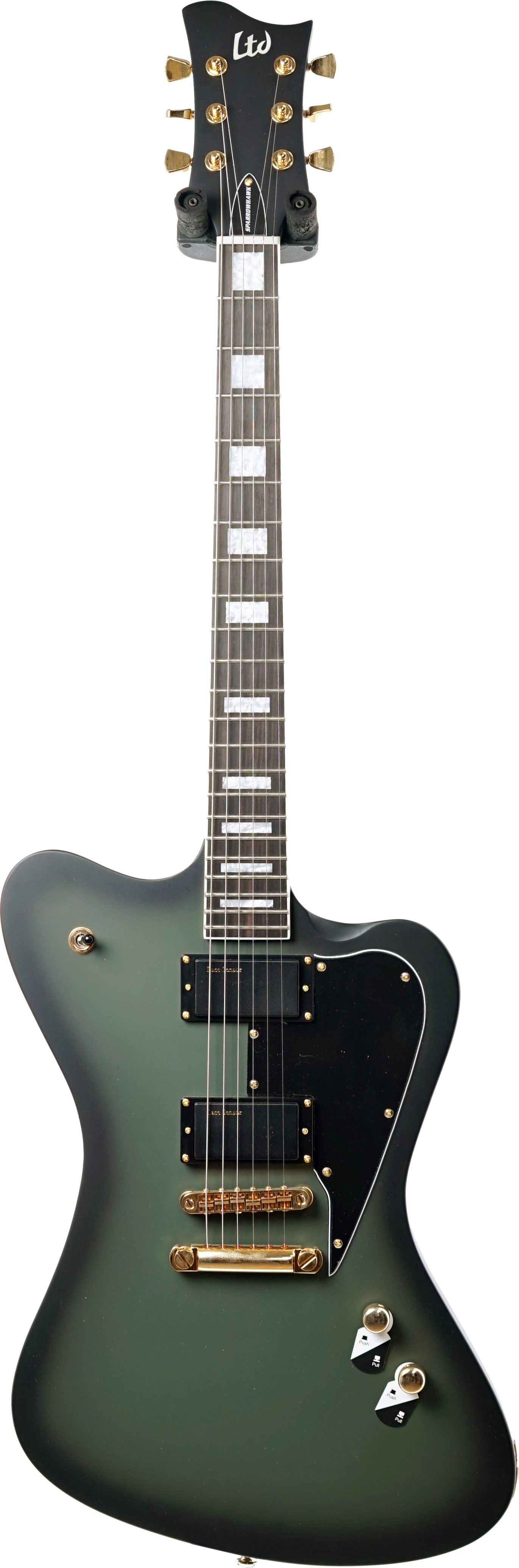 ESP LTD Sparrowhawk Military Green Sunburst Satin (Ex-Demo) #W18050850