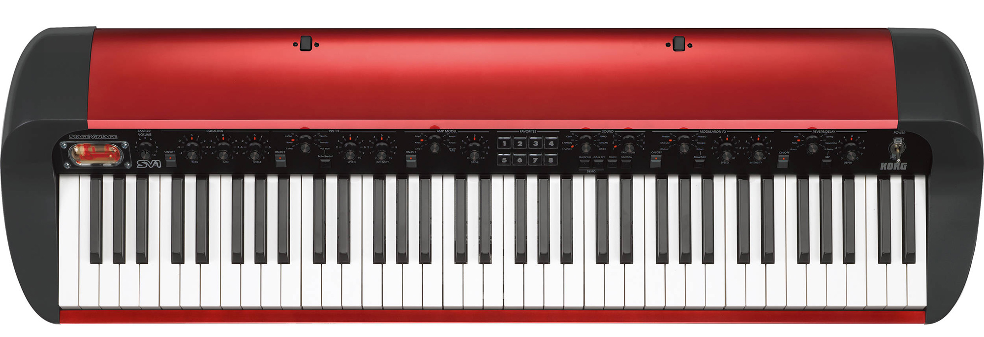 Korg SV-1 Metallic Red Stage Piano 73 Key