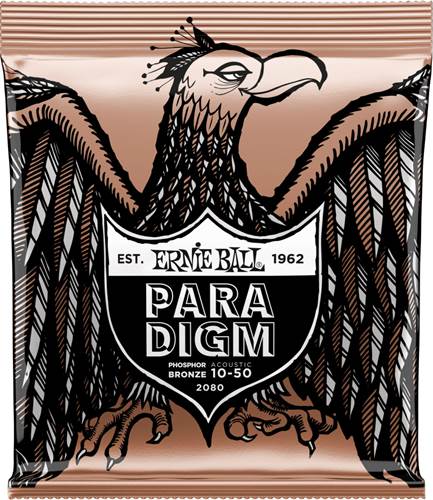 Ernie Ball P02080 Paradigm Acoustic Phosphor Bronze Extra Light 10-50