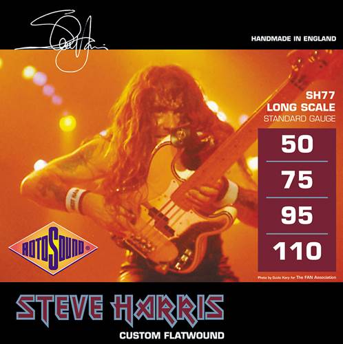 Rotosound SH77 Steve Harris Monel Flatwound Bass Strings 50-110