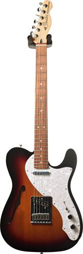 Fender Deluxe Tele Thinline PF 3 Tone Sunburst (Ex-Demo) #MX18044033