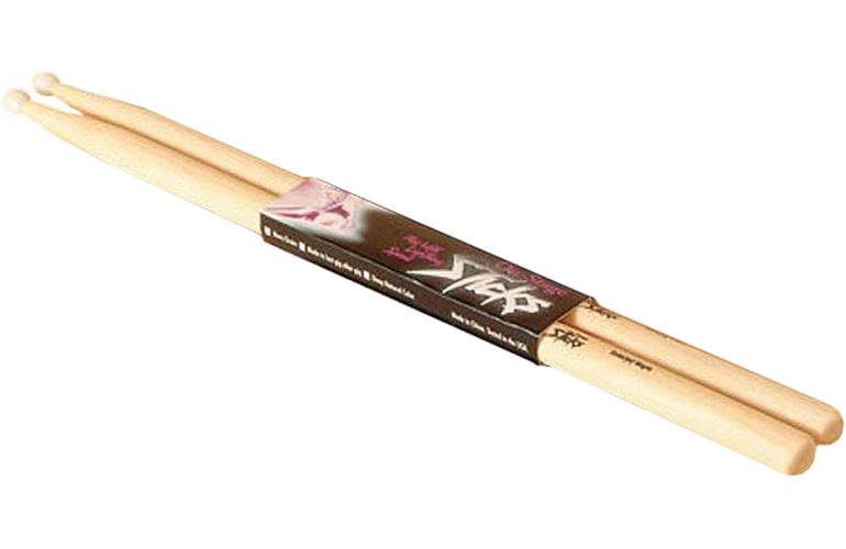On Stage Drum Fire HN7A 7A Hickory Drum Sticks Nylon Tip