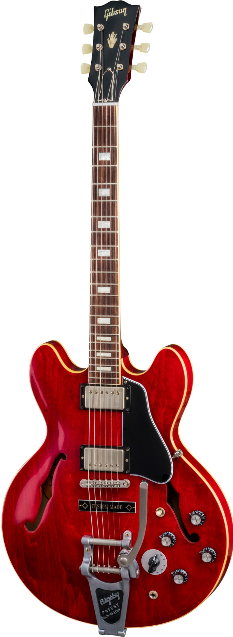 Gibson ES-335 '63 Bigsby Sixties Cherry 2018 | guitarguitar