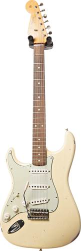 Fender Custom Shop 60's Strat Relic Aged Vintage White LH #R93047