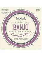 D'Addario EJ57 Custom Medium 5-String Banjo 11-22