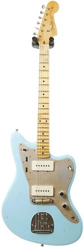 Fender Custom Shop Journeyman Relic 1950s Jazzmaster Faded Daphne Blue #CZ534439 Fender Custom Shop Journeyman Relic 1950s Jazzmaster Faded Daphne Blue #CZ534439