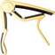 Dunlop Capo Trigger Acoustic Curved Gold Front View