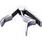 Dunlop Capo Trigger Acoustic Curved Smoke Front View