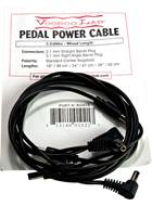 Voodoo Lab 2.1mm Straight and Right Angle Barrel Cable (18in 24in 36in)