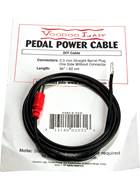 Voodoo Lab 2.5mm Straight Red Barrel Connector on a 36 Inch Cable