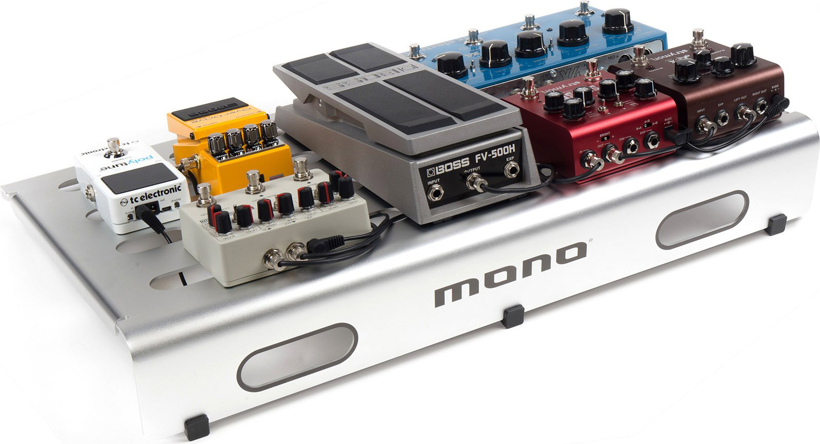 Mono Pedalboard Medium Silver guitarguitar