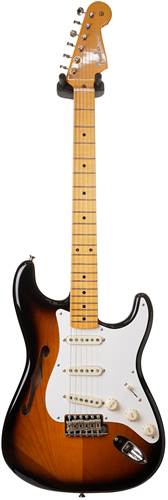 Fender Eric Johnson Thinline Strat 2 Tone Sunburst #EJ18781