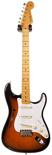 Fender Eric Johnson Thinline Strat 2 Tone Sunburst #EJ18990