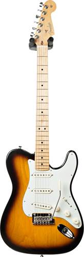 Fender 2018 Limited Strat Tele Hybrid 2 Tone Sunburst MN #US17079919