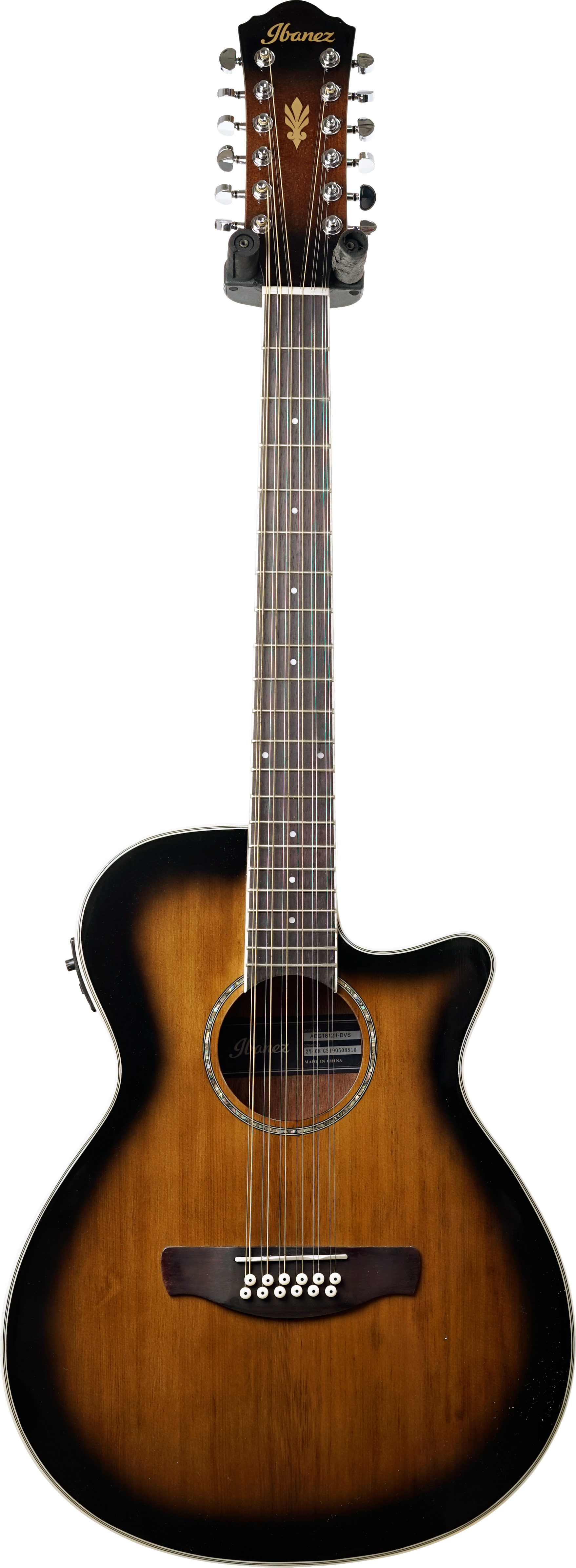 Ibanez AEG1812II-DVS 12 String Dark Violin Sunburst (Ex-Demo) #190508510