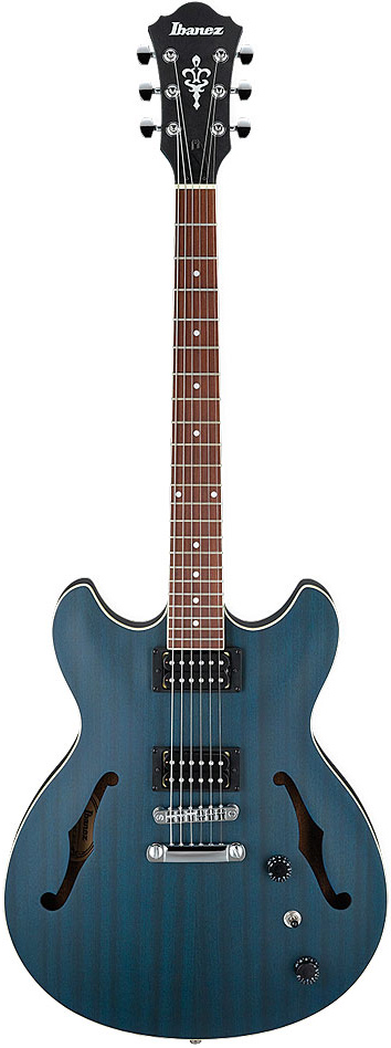 ibanez as53 transparent blue flat