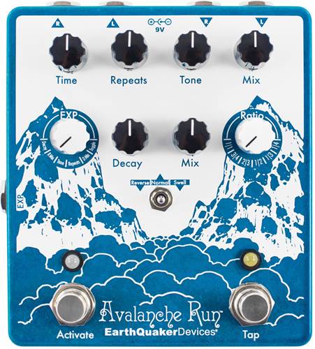 EarthQuaker Devices Avalanche Run V2 Reverb/Delay EarthQuaker Devices Avalanche Run V2 Reverb/Delay