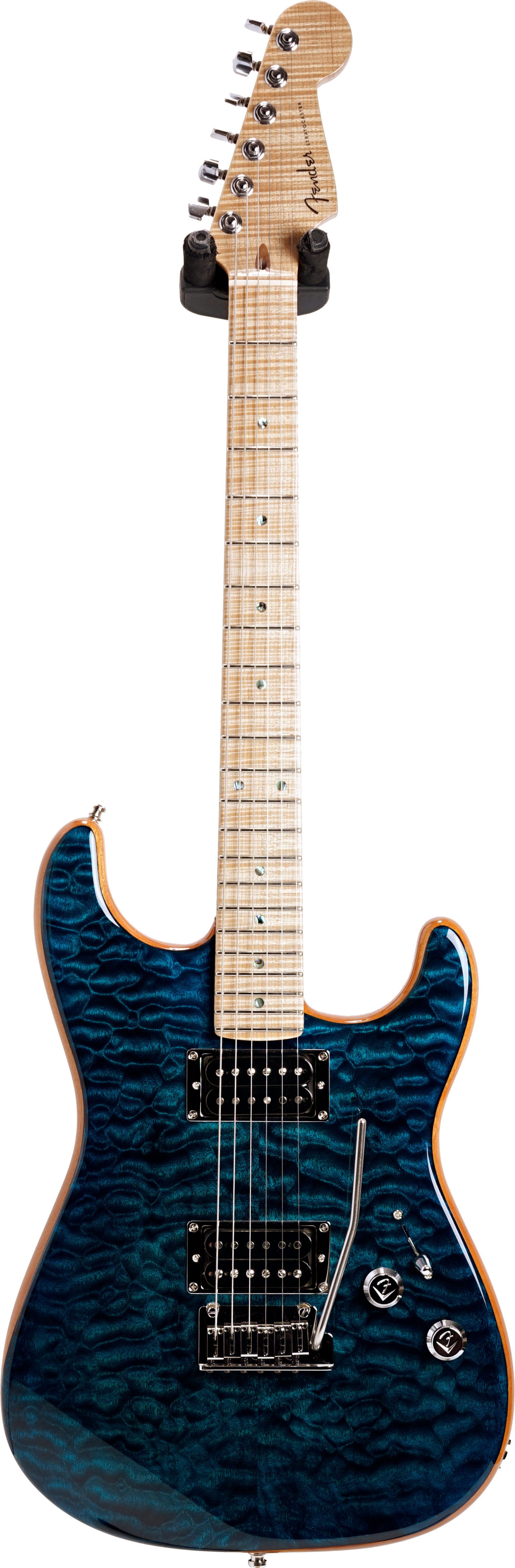 Fender Custom Shop Custom Bent Top Strat Blue Stain HH Master Built by John Cruz #JC3456
