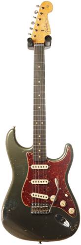 Fender Custom Shop 1963 Strat Heavy Relic Charcoal Frost Metallic Master Built by Paul Waller #R94208