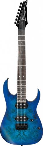 Ibanez RG7421PB 7 String Sapphire Blue Flat 2023