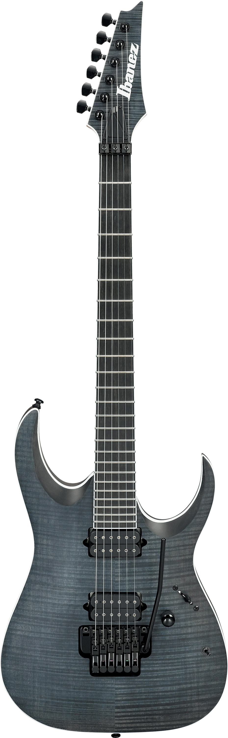 Ibanez RGAIX6FMT TGF Iron Label Transparent Gray Flat guitarguitar
