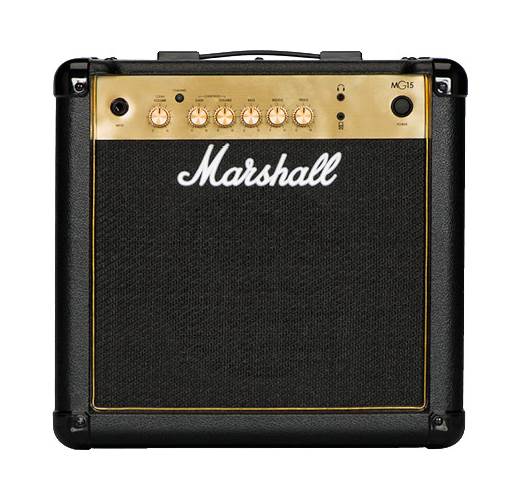 Marshall MG15G 15 Watt Guitar Combo Black and Gold