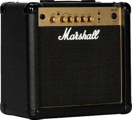 Marshall MG15G 15 Watt Guitar Combo Black and Gold