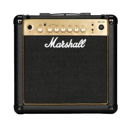 Marshall MG15GR 15 Watt Guitar Combo Black and Gold