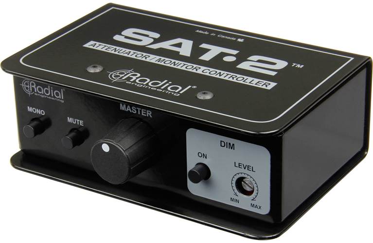 Radial SAT-2 Stereo Attenuator and Monitor Controller