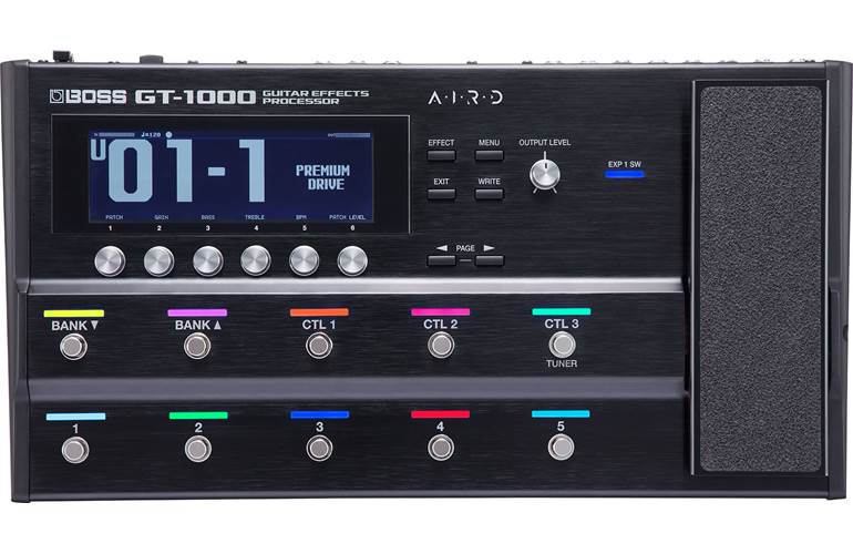 BOSS GT-1000 Guitar Amp Modeller and Multi Effects Processor Pedal