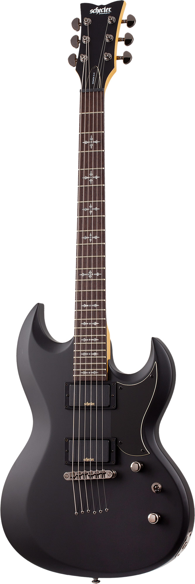 Schecter Demon S-II Aged Black Satin