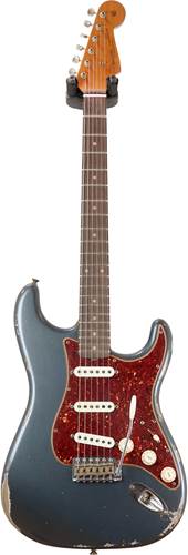 Fender Custom Shop 2018 NAMM LTD Roasted 1960 Relic Strat Charcoal Frost Metallic #CZ536537