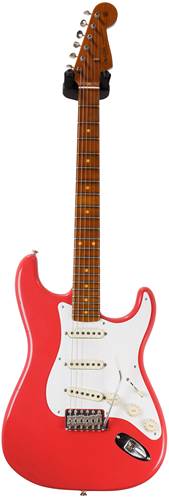 Fender Custom Shop Roasted 1957 Journeyman Relic Strat Aged Fiesta Red #CZ534089